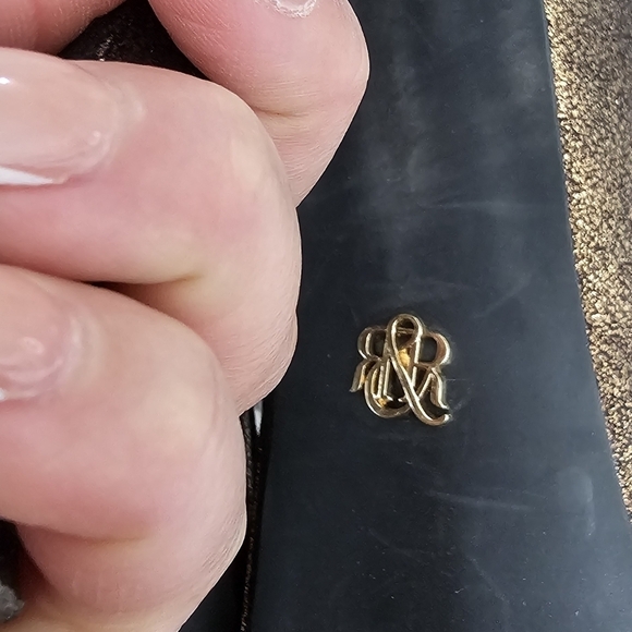 Rock & Republic Metallic Bronze Platform Heeled Ankle Bootie Size 8.5 - Picture 5 of 9